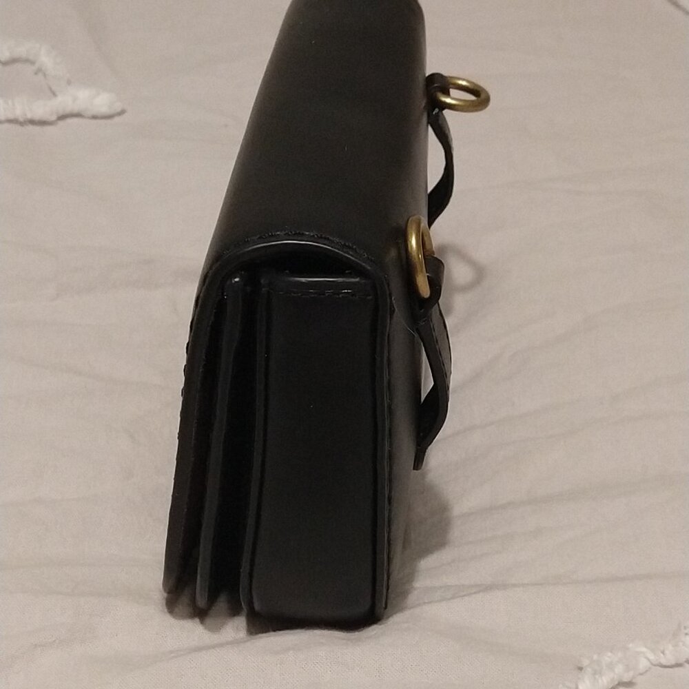 COACH SADDLE BELT BAG in supple black leather - Picture 3 of 16